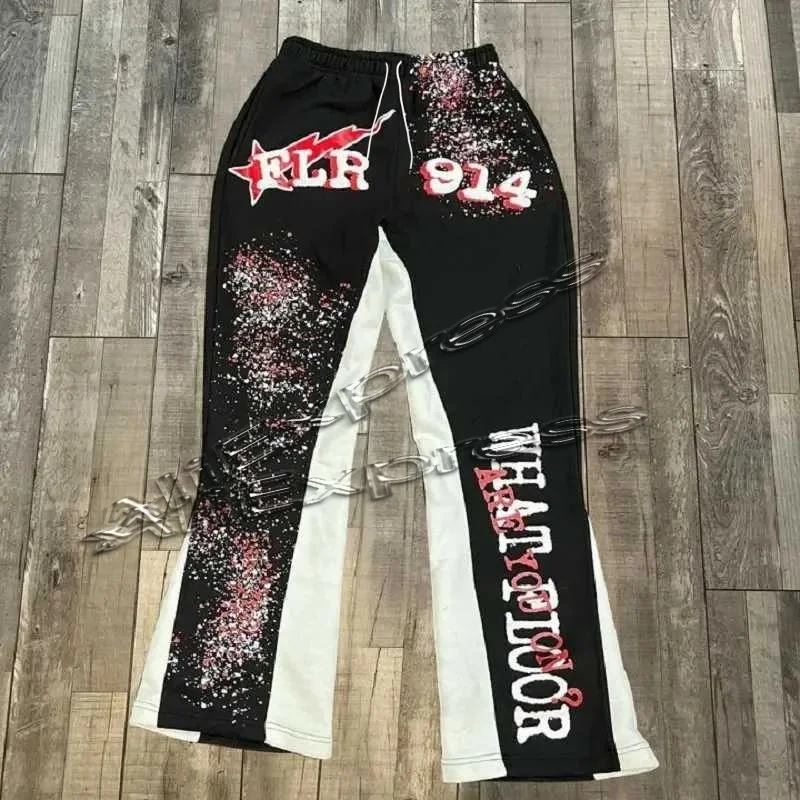Y2k Flared Pants Hip Hop Men L - đánh giá và giá 3D Printing Nylon